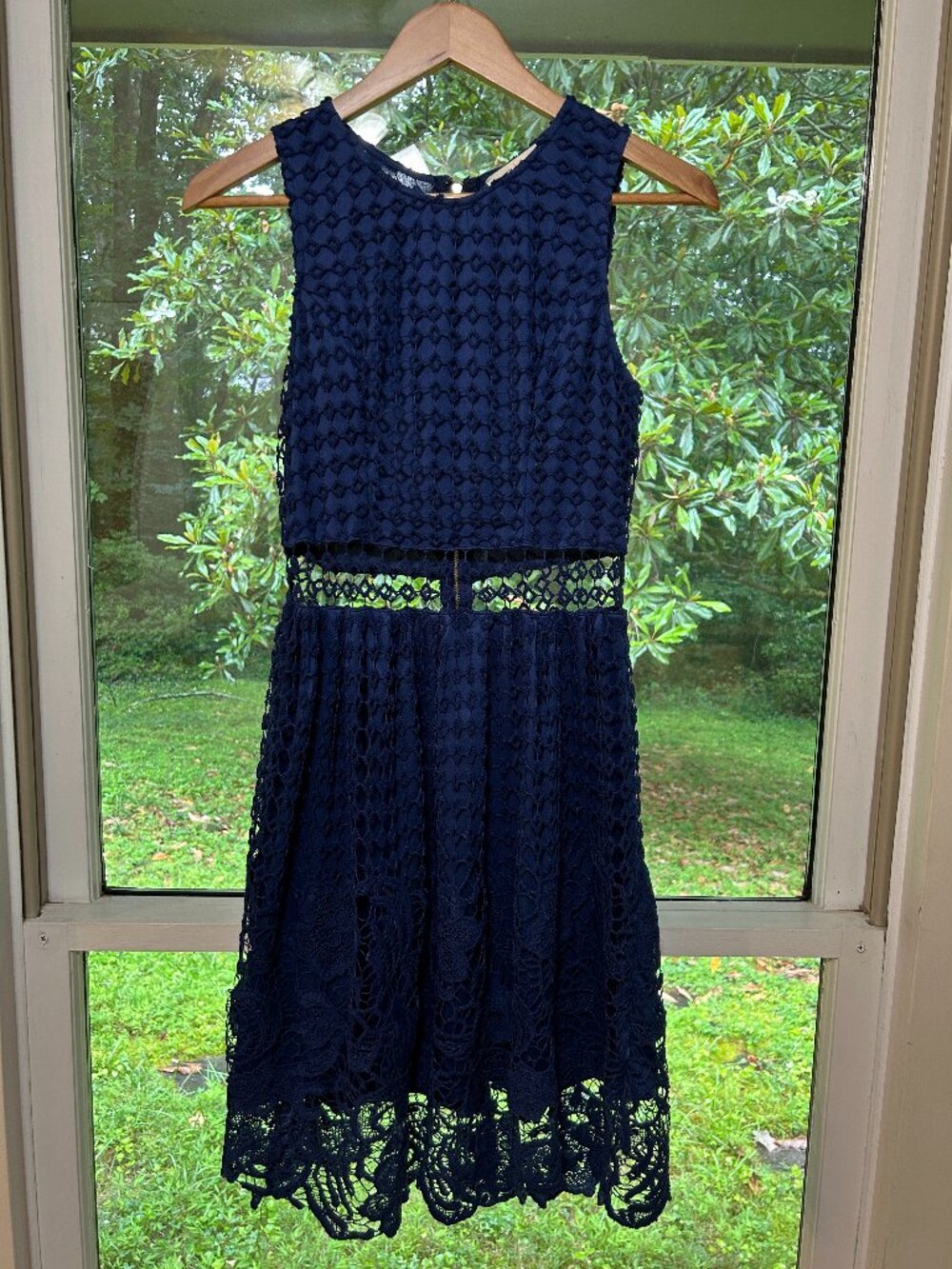 Miami Lacey Blue Floral Dress